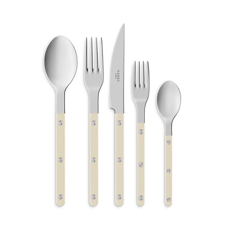 Sabre Paris Bistrot 5 Piece Flatware Set In Gold