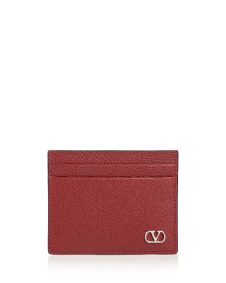 VLogo Signature Leather Card Case