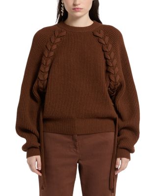 Mllultimo Wool Ribbon Detail Sweater