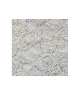  Janie Cotton Lace Triangle Head Scarf