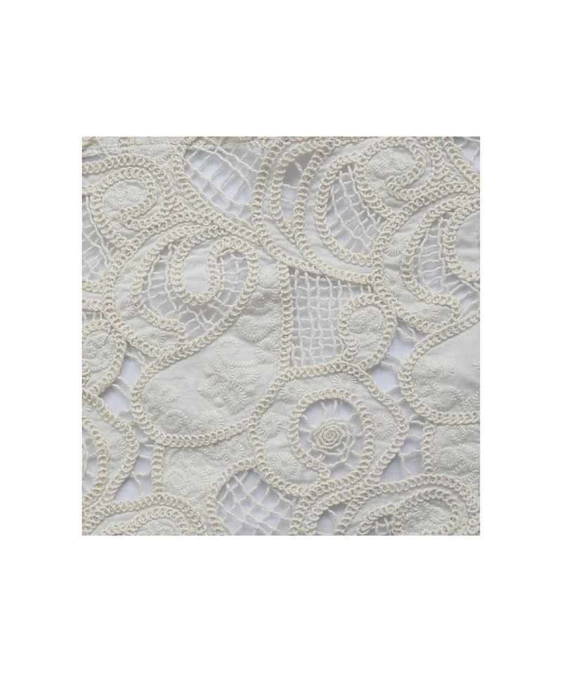 Miss Circle Janie Cotton Lace Triangle Head Scarf