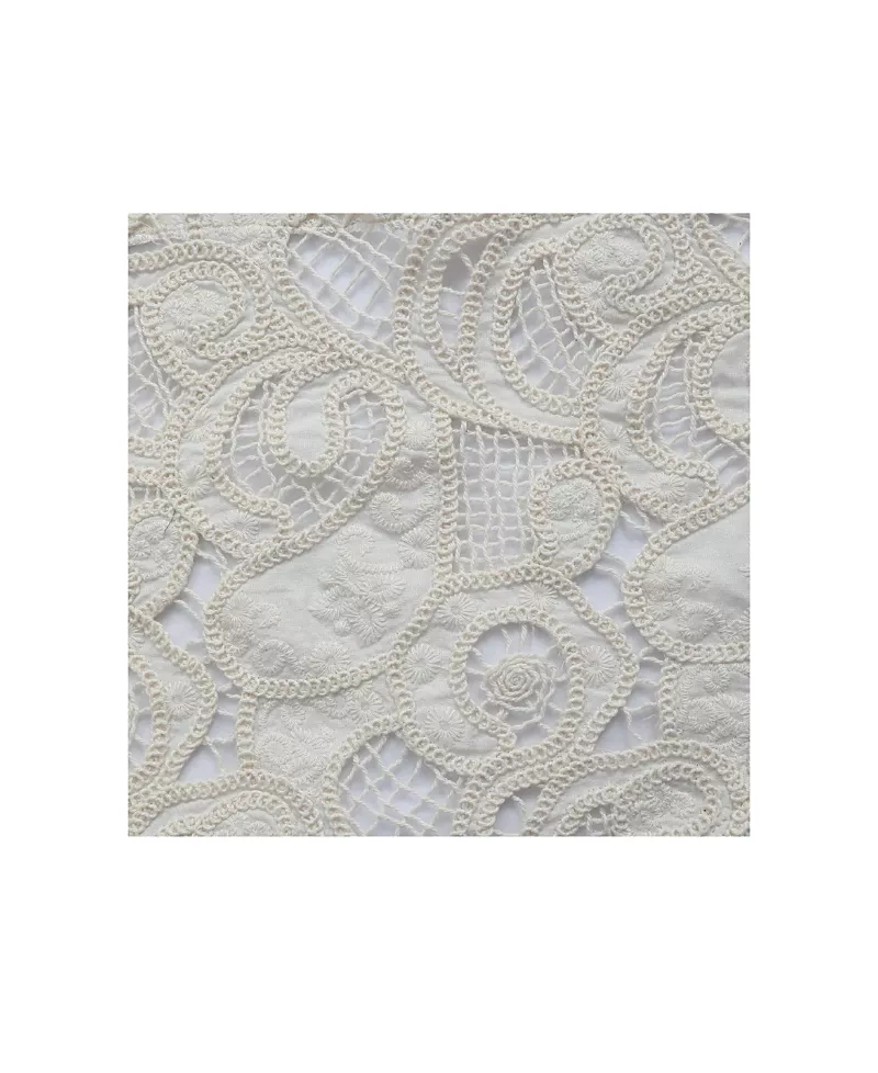 Miss Circle Janie Cotton Lace Triangle Head Scarf