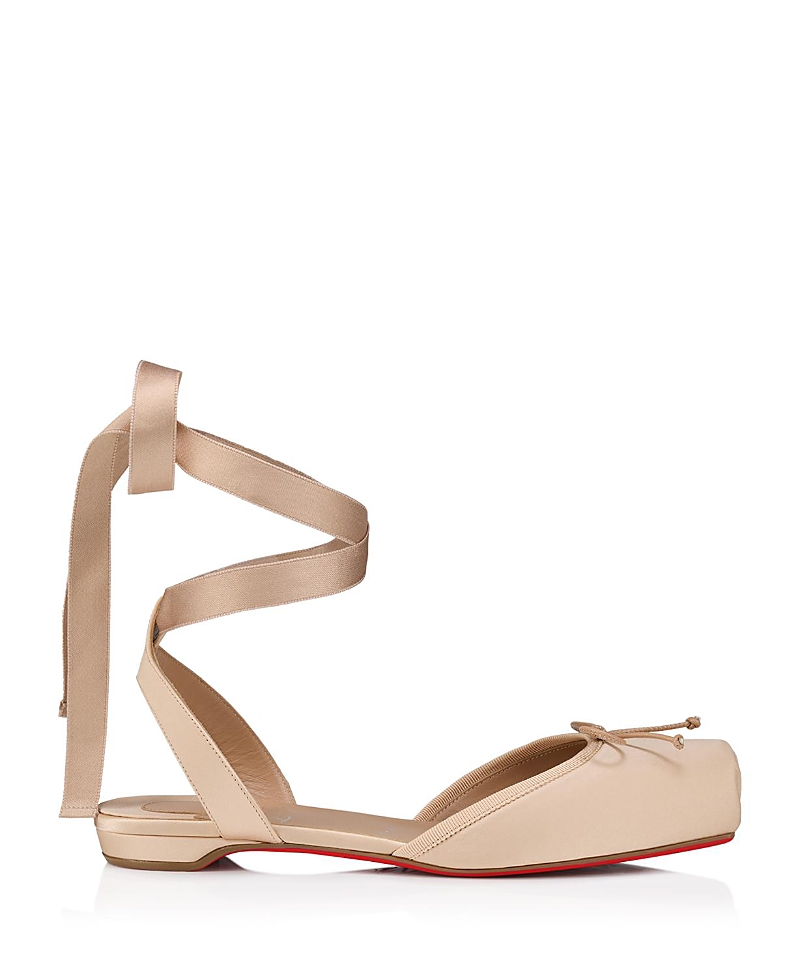 Christian Louboutin Women's Cassia Lace Up Ballerina