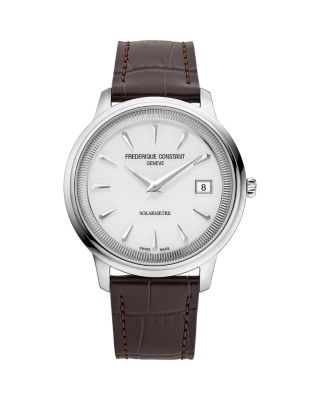 Solarmetre Moneta Leather Strap Watch, 39mm