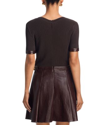 Devyn Knit Skirt Mini Dress - thumbnail 4