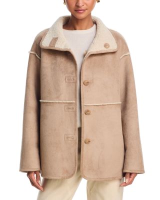 Shona Reversible Faux Sherpa Jacket - thumbnail 3