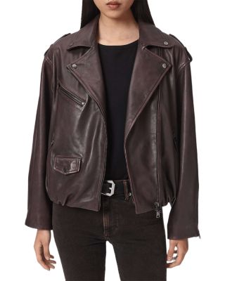 Allsaints Samina Leather Biker Jacket