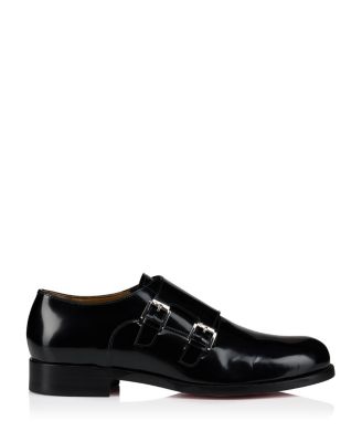 Christian Louboutin Men's Moustachou Monk Straps Shoes