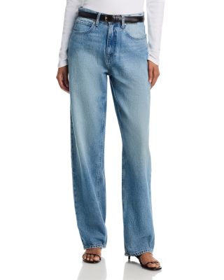 Emilie High Rise Barrel Jeans in Mariners