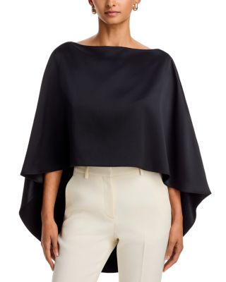 Anna Silk Cape Top