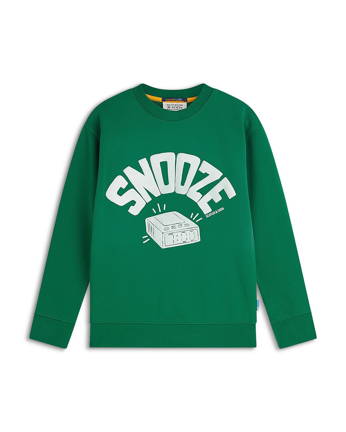 Scotch & Soda Boys' Front Artwork Washed Sweatshirt - Little Kid, Big Kid