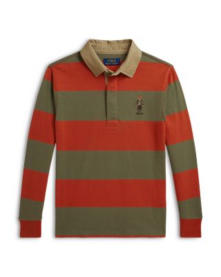 Boys' Polo Bear Cotton Rugby Shirt - Little Kid, Big Kid