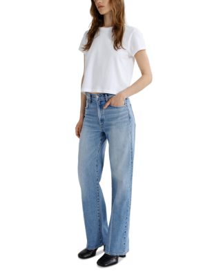 Harper Mid Rise Straight Jeans in Outlook - thumbnail 2