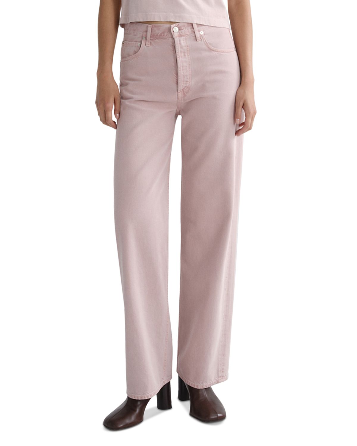 Agolde Ren High Rise Wide Leg Jeans