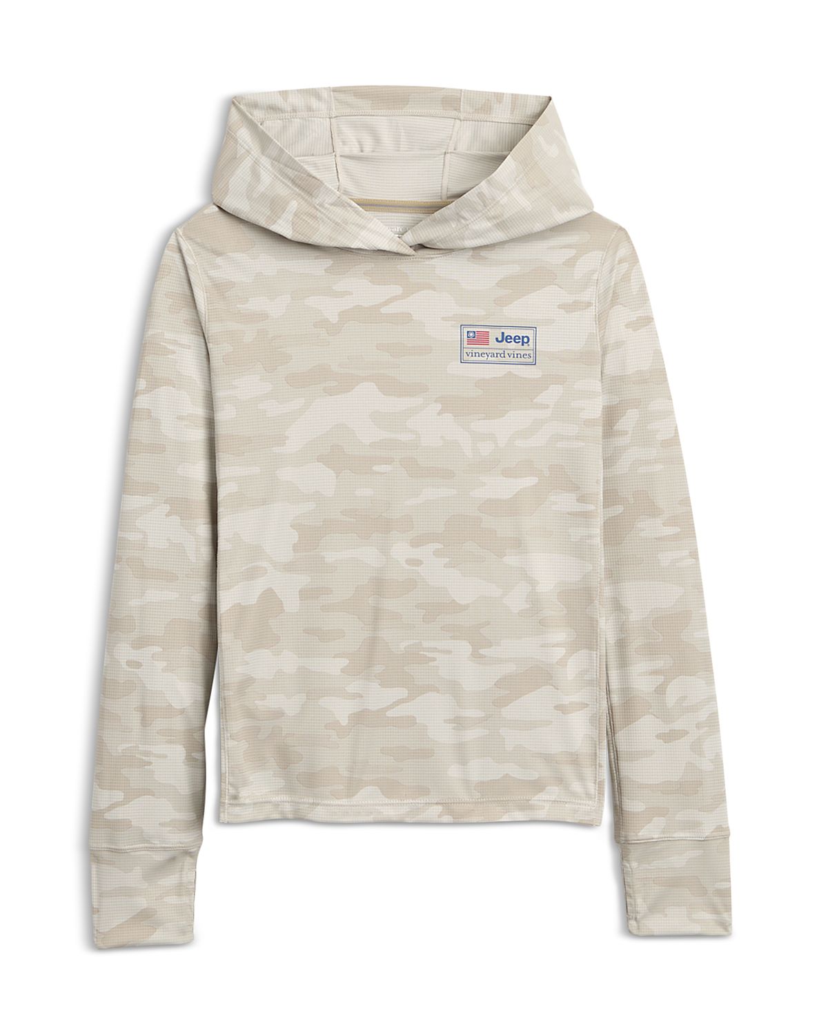 Vineyard Vines Boys' Jeep Sun Tech Hoodie Tee - Little Kid, Big Kid