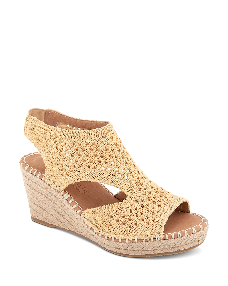 Gentle Souls by Kenneth Cole Women's Cody Raffia Knit Espadrille Sandals