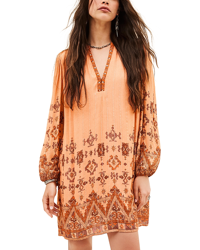 ba & sh Zola Long Sleeve Tunic Dress