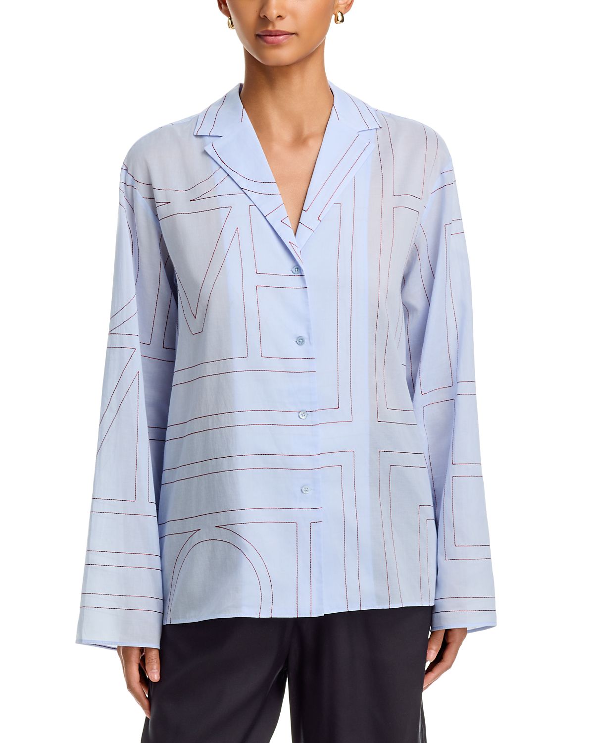 Toteme Monogram Pajama Top