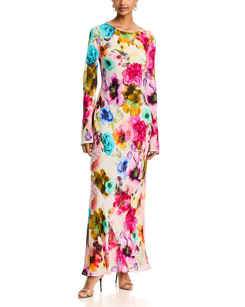 Afrm Jetta Boat Neck Dress