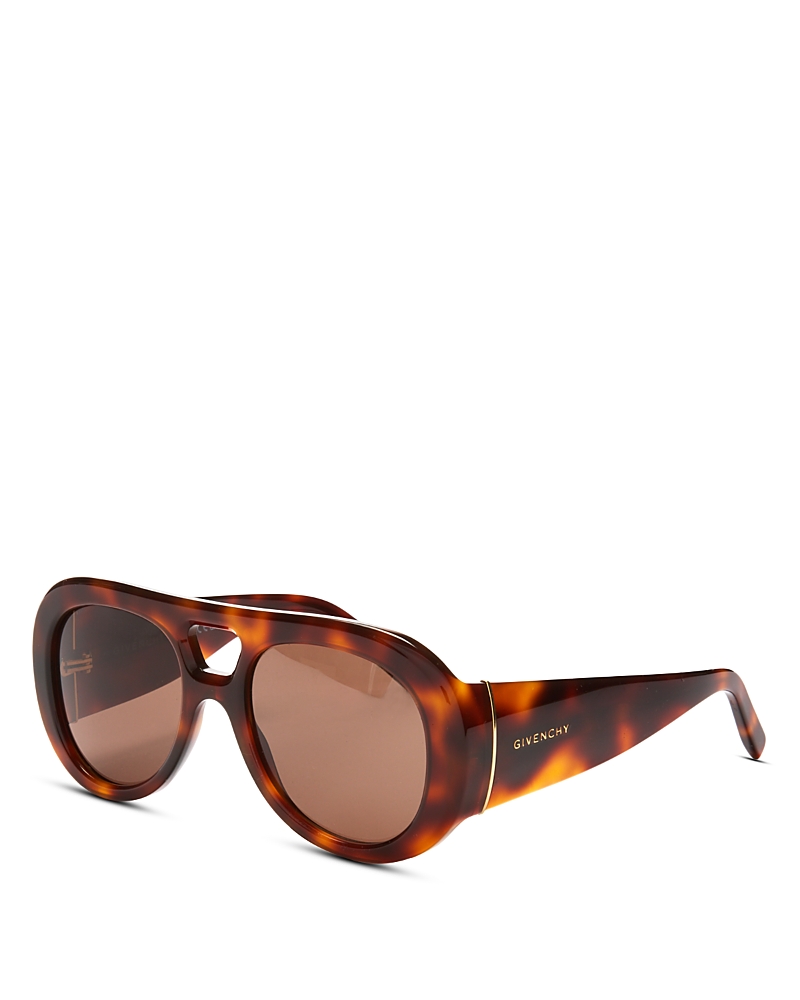 Givenchy Round Aviator Sunglasses, 53mm · OS