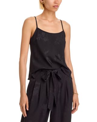 Floral Jacquard Sleeveless Cami - Exclusive
