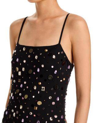 Paillette Mesh Maxi Dress - Exclusive - thumbnail 3