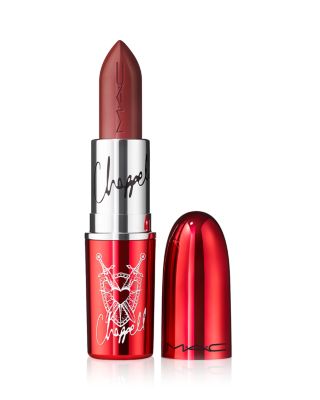 Viva Glam Lustreglass Sheer-Shine Lipstick in Roan of Arc