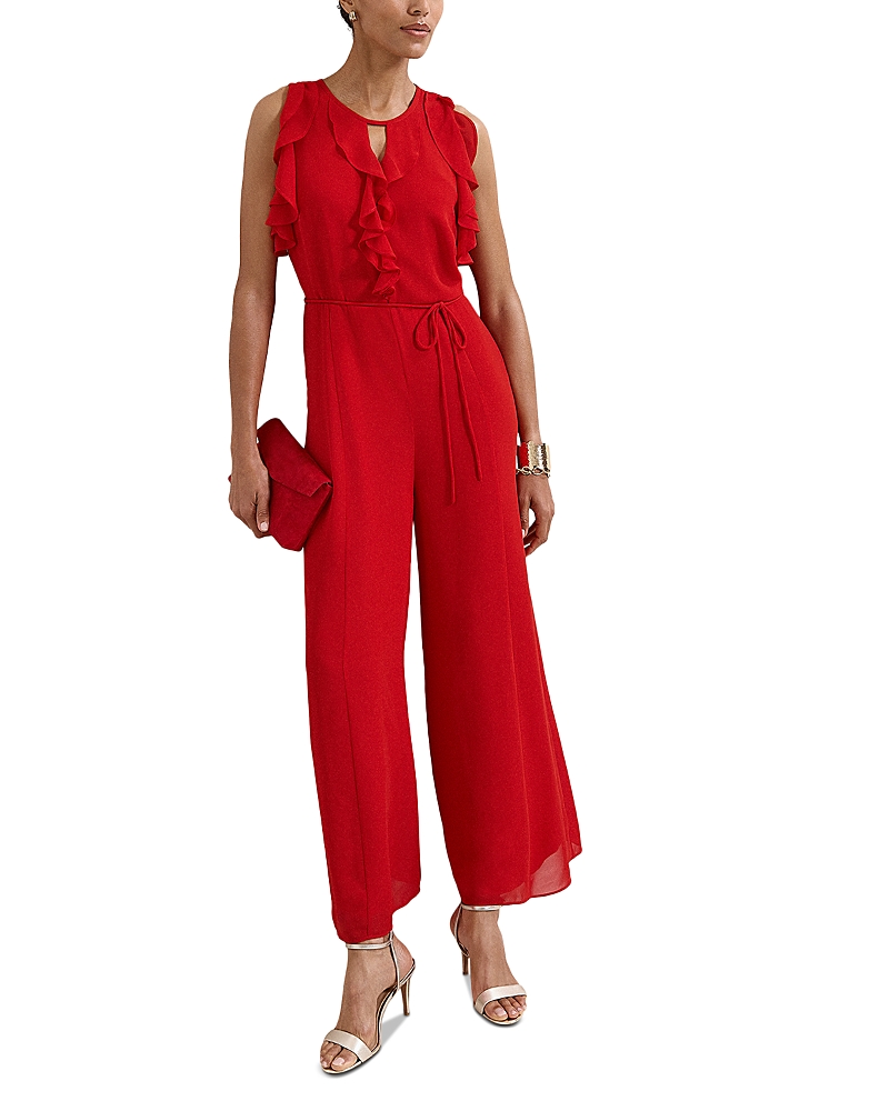 Phase Eight Rachel Ruffle Trim Sleeveless Jumpsuit