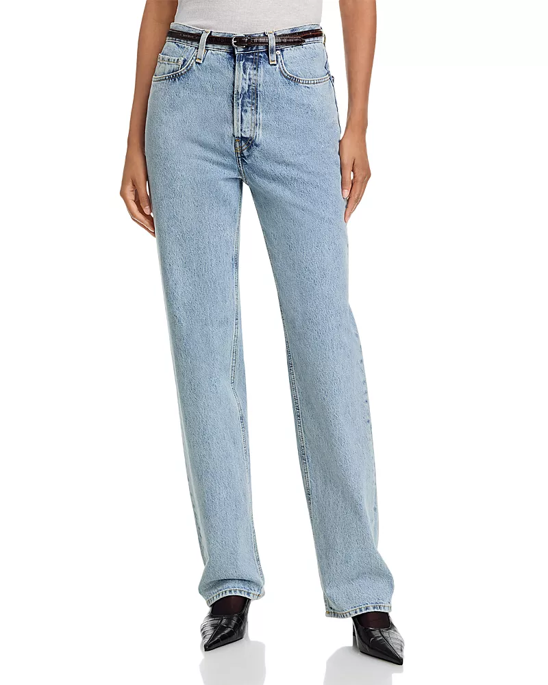 Toteme Classic Cut Jeans in Cool Blue
