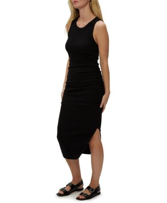 michael stars lauren ruched dress Michael Stars Wren Ribbed Midi Dress