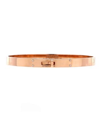  Small Kelly Bracelet 18K Rose Gold with 4 Diamonds