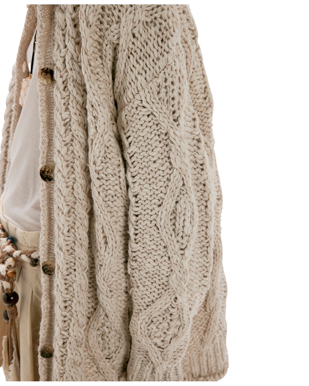 Opal Crewneck Cardigan Sweater