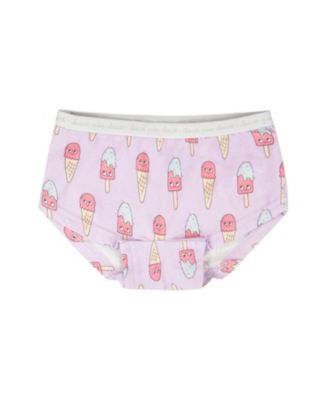 Girls' Organic Cotton Ice Creams Boyshort Panty - Little Kid, Big Kid