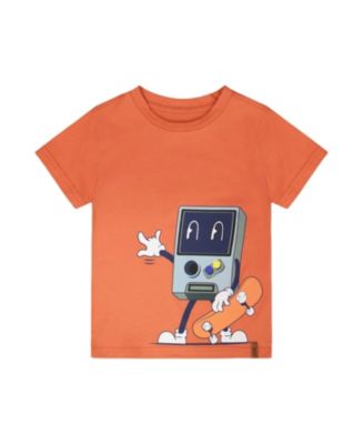 Boys' Organic Cotton Jersey Skate Chest Graphic T-Shirt - Little Kid