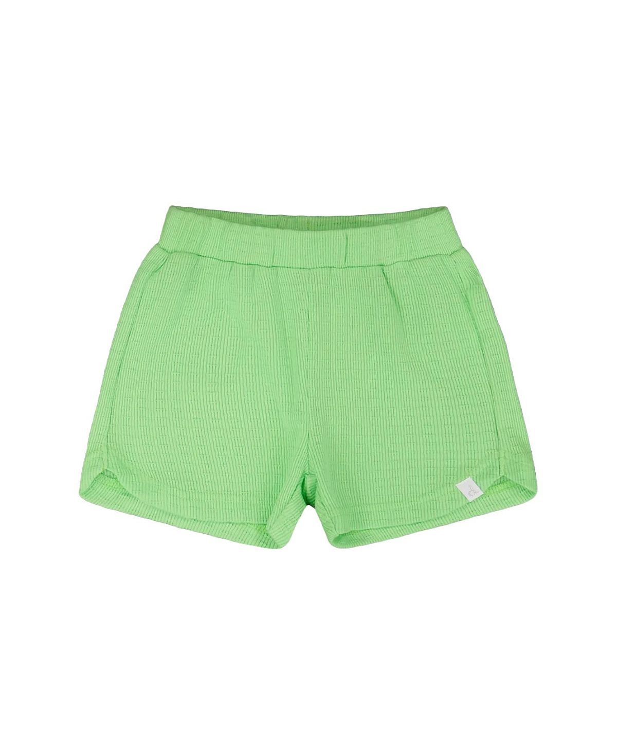 Deux par Deux Girls' Crinkle Jersey Elastic Waist Shorts - Little Kid