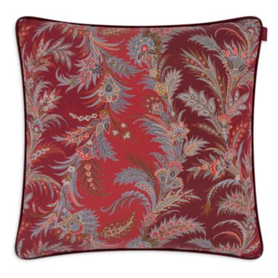 Caladium Satin Printed Cushion