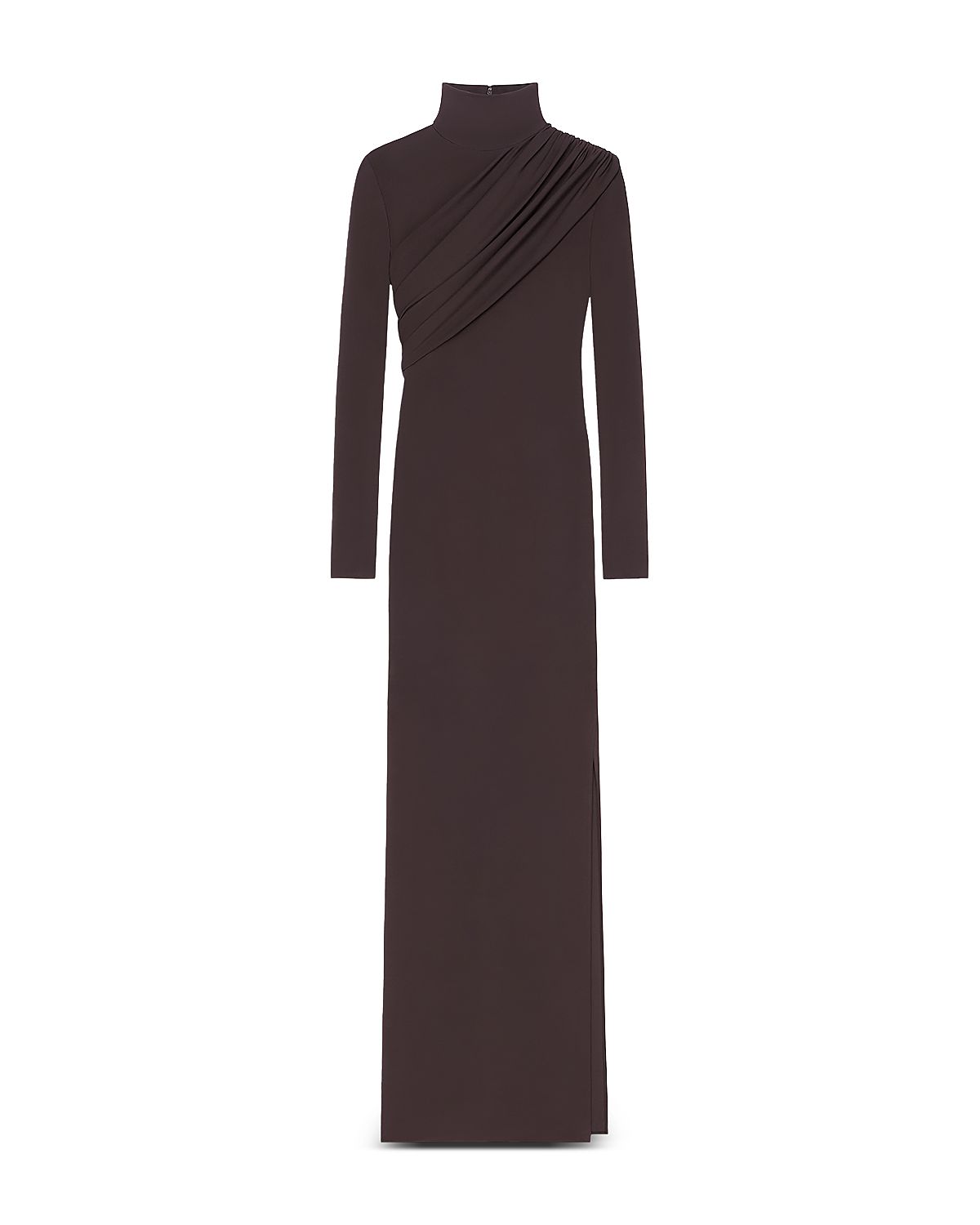 Courreges Twist Long Sleeve Jersey Gown