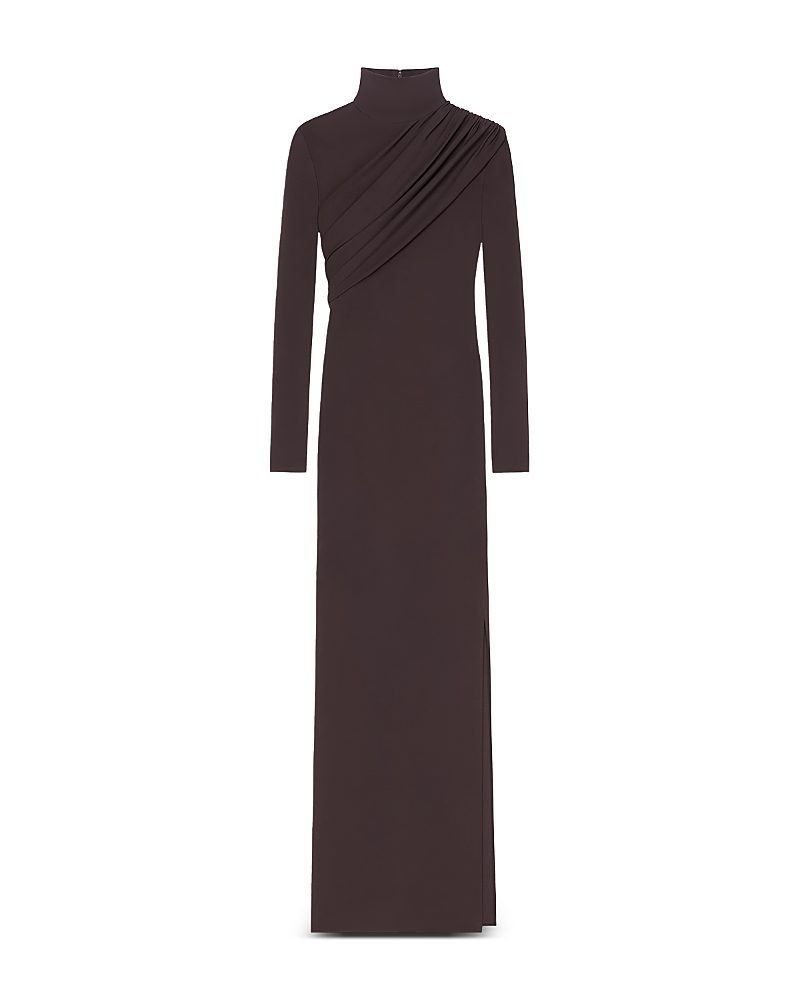Courreges Twist Long Sleeve Jersey Gown