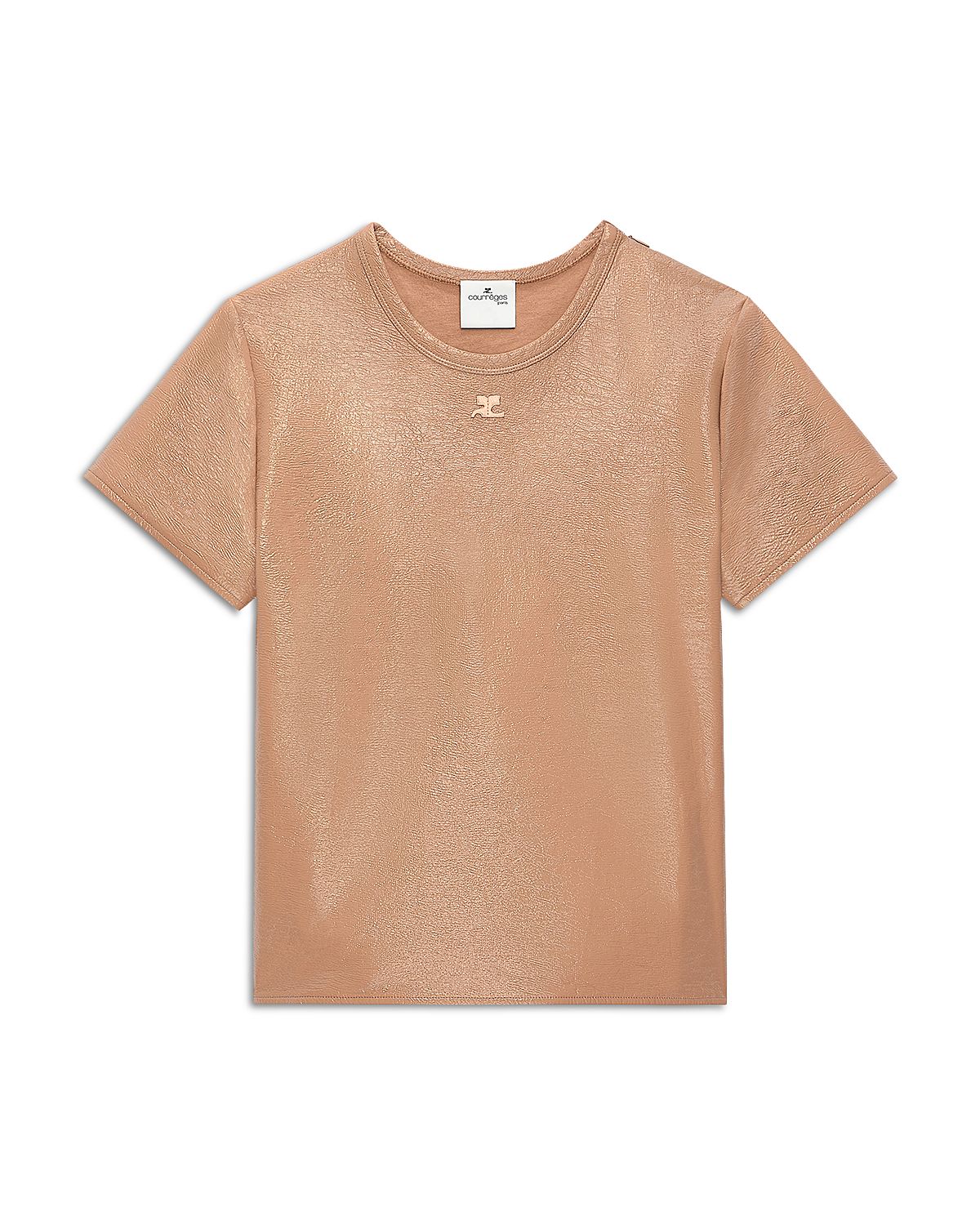 Courreges Vinyl Short Sleeve Top