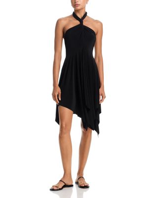 Convertible Asymmetric Swim Cover Up Dress