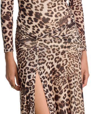 Lea Mesh Midi Dress - thumbnail 3