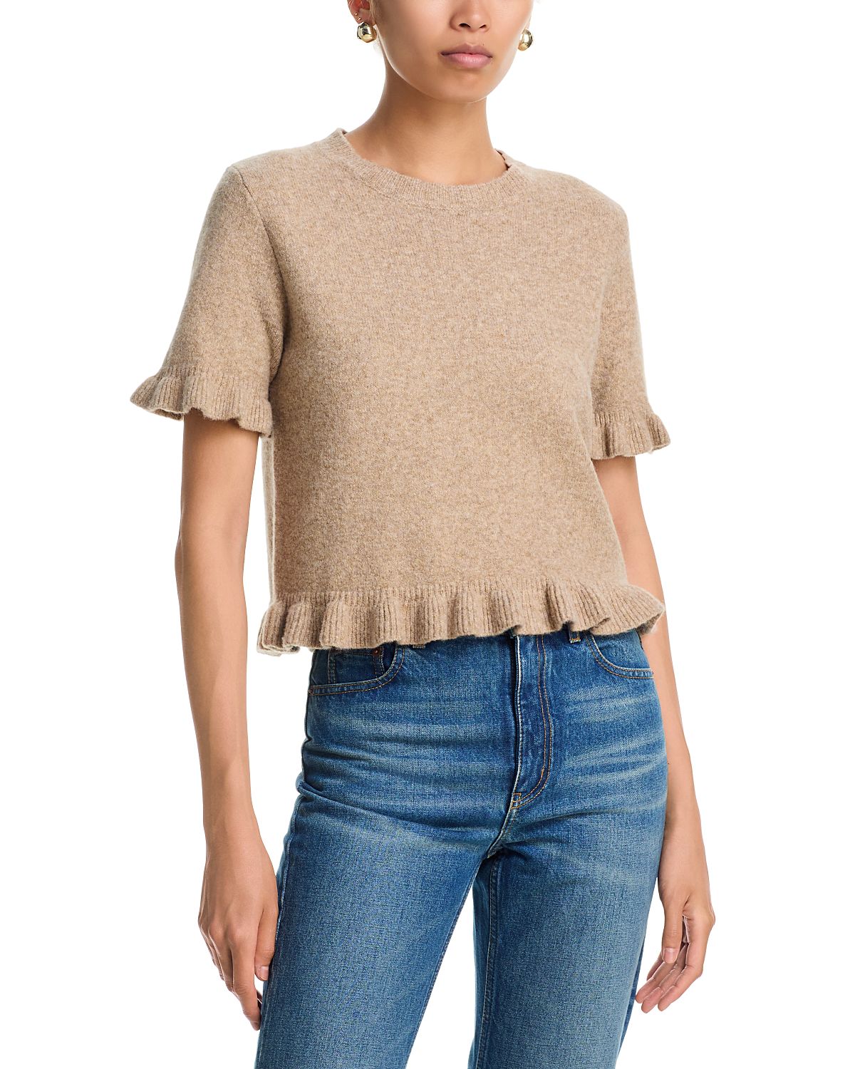 Six Fifty Cleo Ruffle Trim Sweater