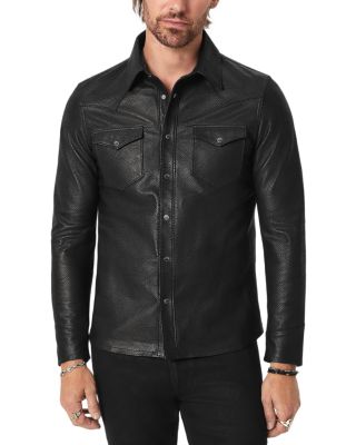 Sage Leather Pocket Jacket