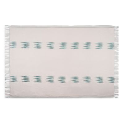 Peshtemal Cotton Ikat Throw Blanket