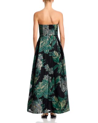Strapless Jacquard Gown - thumbnail 4