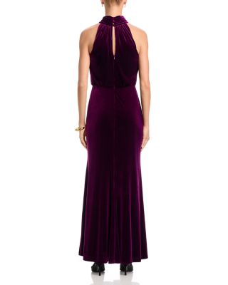 Sleeveless Mock Neck Blouson Gown - thumbnail 4