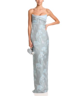 Savie Jacquard Gown