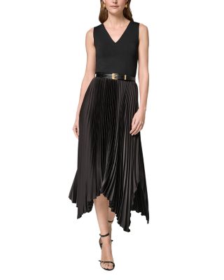 Donna Karan New York Mixed Media Dress