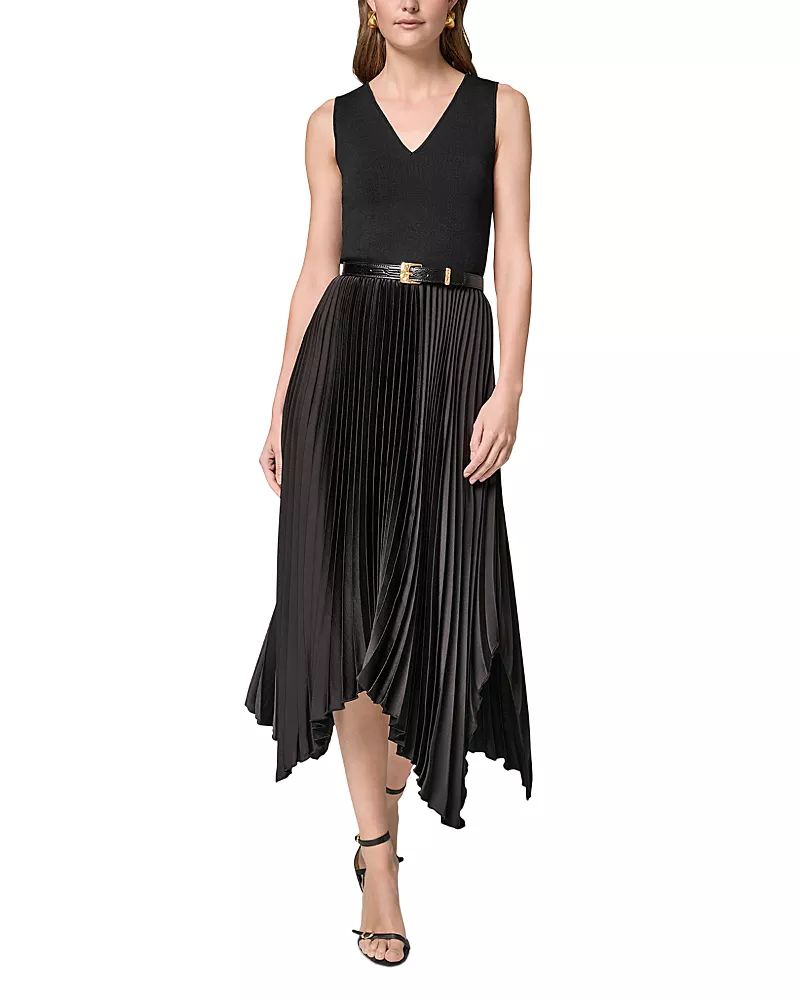 Donna Karan New York Mixed Media Dress