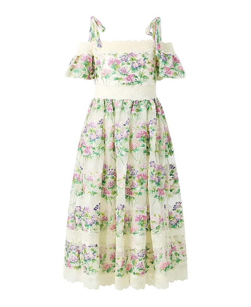 Marlo Kids Girls' Clementine Embroidered Maxi Dress - Little Kid, Big Kid